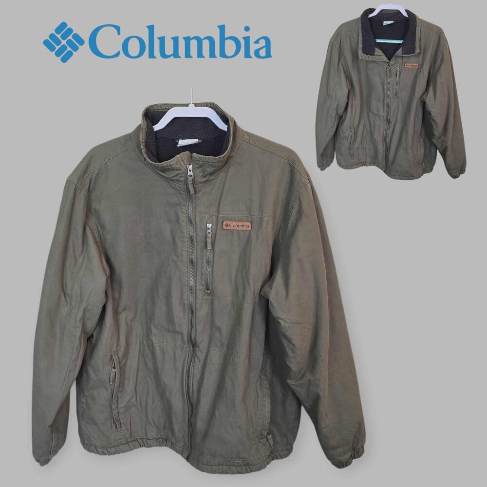 Columbia Boulder Springs Faux Shearling Lined Jacket Mens XL